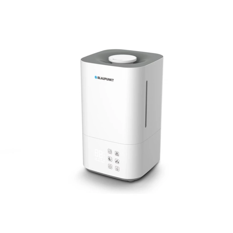 Intuicyjny wyświetlacz LED z wbudowanym higrostatem w modelu Blaupunkt AHS701.