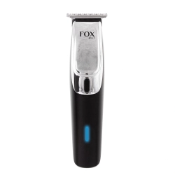 Dokładne konturowanie linii zarostu i karku za pomocą trymera Fox Gloss S.