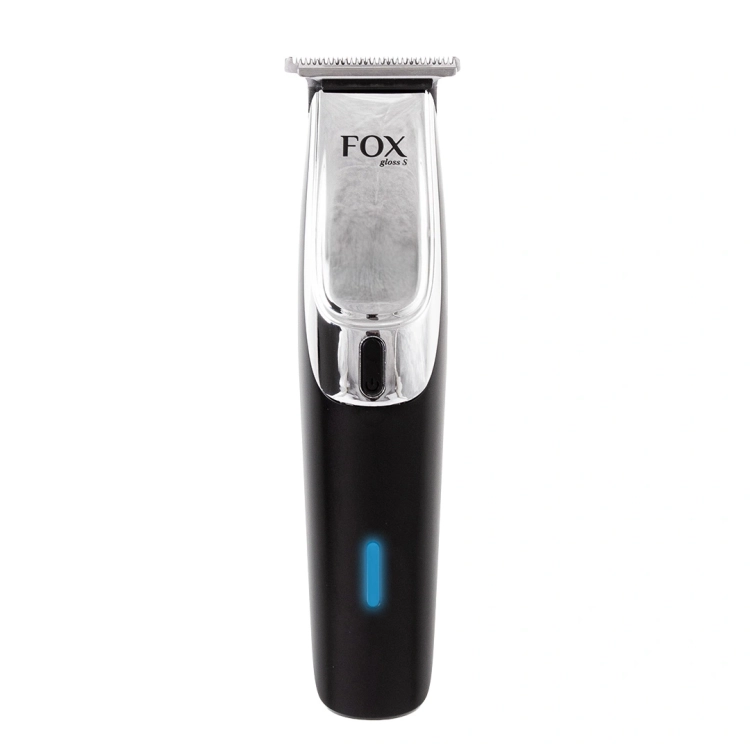 Dokładne konturowanie linii zarostu i karku za pomocą trymera Fox Gloss S.