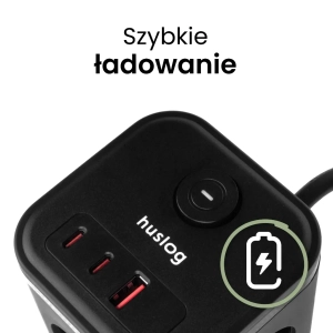 Bezpieczne i szybkie ładowanie smartfona za pomocą gniazda USB-C 20W.