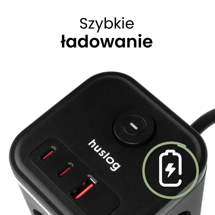 Bezpieczne i szybkie ładowanie smartfona za pomocą gniazda USB-C 20W.