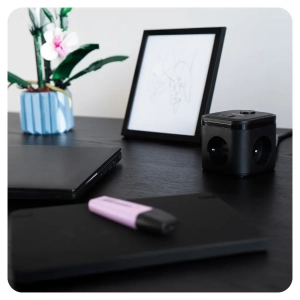 Kostka Zasilająca Huslog HUS1002 3xAC 2xUSB-C 1xUSB 20W QC