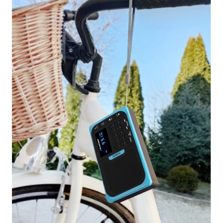 Mini Radio Przenośne Blaupunkt PR5BL FM/MP3/USB/microSD Akumulator