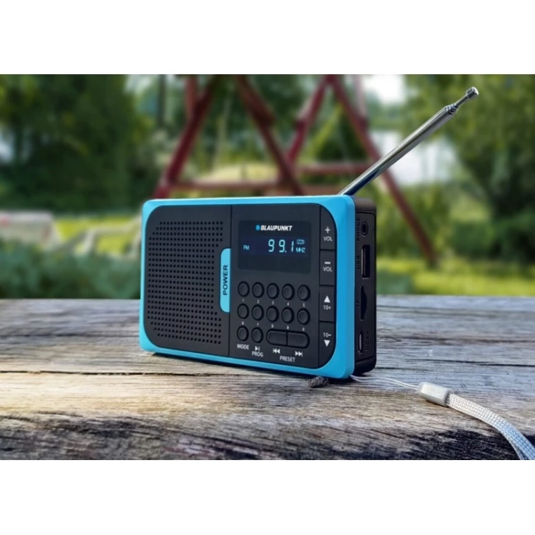 Mini Radio Przenośne Blaupunkt PR5BL FM/MP3/USB/microSD Akumulator