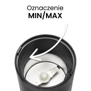 Młynek do Kawy Huslog HUS1009 180W 70g Dwuskrzydłowy Czarny