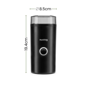 Młynek do Kawy Huslog HUS1009 180W 70g Dwuskrzydłowy Czarny