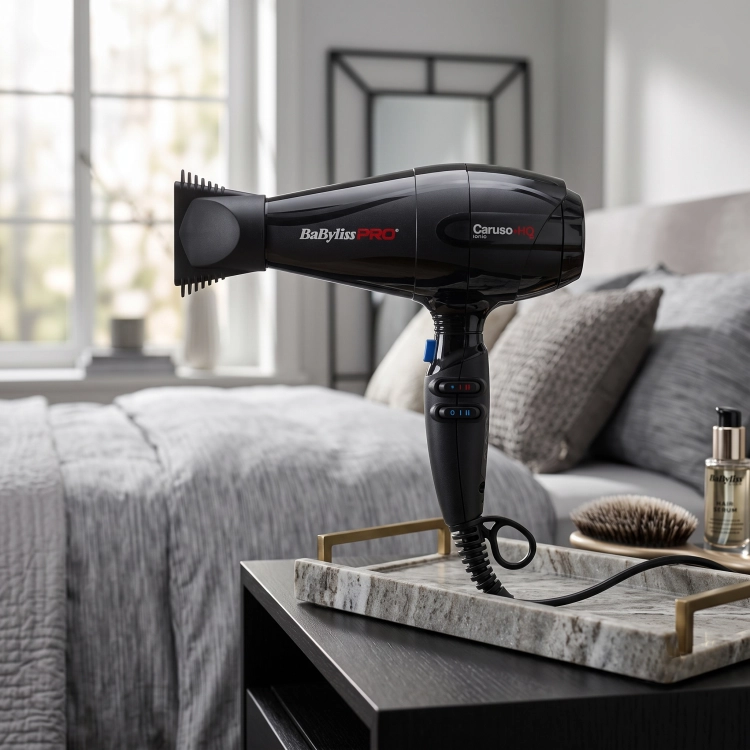 Suszarka do włosów BaBylissPro BAB6970IE Caruso-HQ Black 2400W Jonizacja