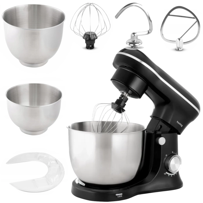 Czarny robot planetarny Huslog HUS1046 MixMaster z oferty sklepu Yago24.pl.