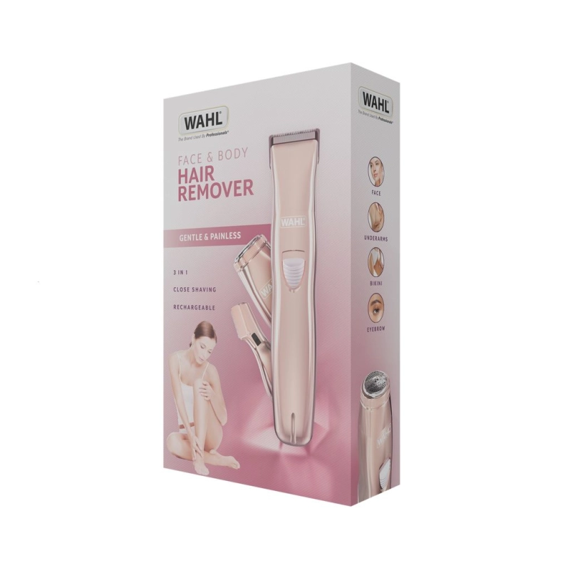 Trymer Damski 3w1 Wahl 3029466 Face Body Rose Gold Bikini Brwi Twarz