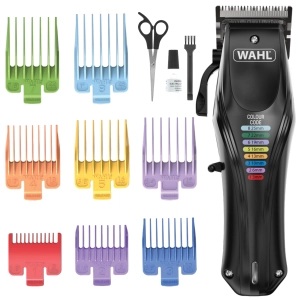Akumulatorowa maszynka groomerska WAHL Colour Pro Cordless do domowego strzyżenia psów.