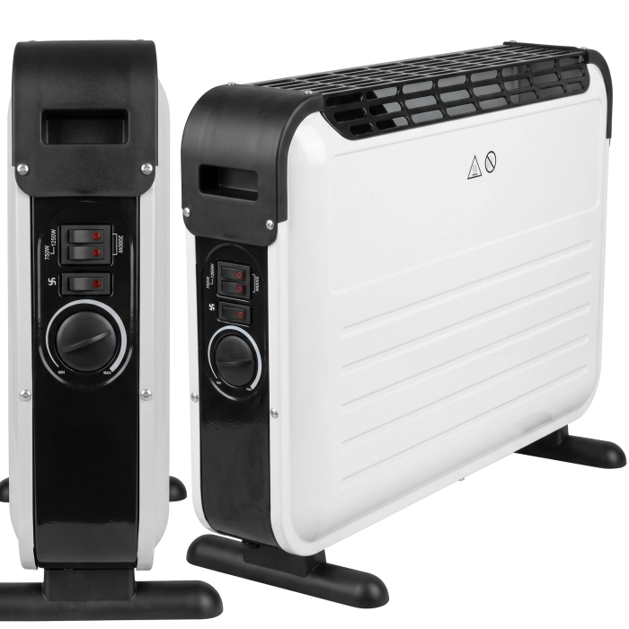 Grzejnik konwektorowy Blaupunkt HCO501 o mocy 2000W z nawiewem turbo.
