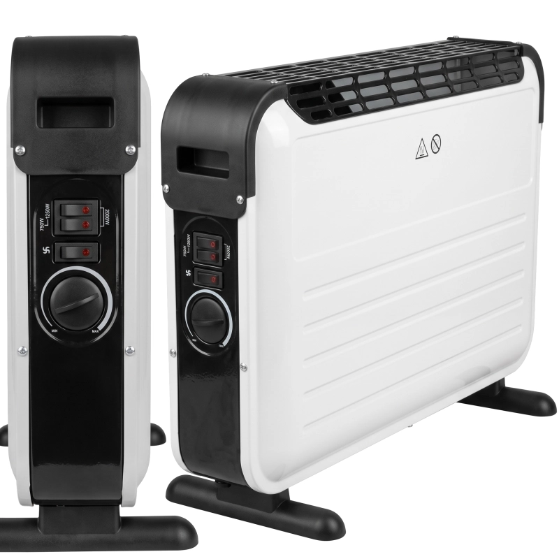 Grzejnik konwektorowy Blaupunkt HCO501 o mocy 2000W z nawiewem turbo.