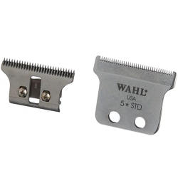 Szerokie ząbki w kształcie litery T, które posiada ostrze Wahl 1062-1116 T-Blade Detailer Hero.