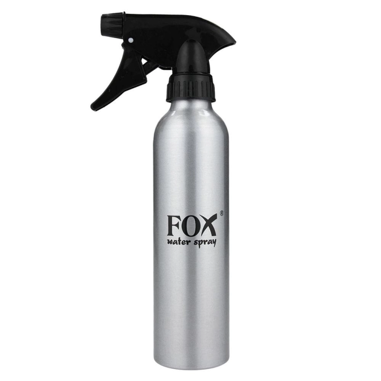Profesjonalny rozpylacz fryzjerski Fox Water Spray 250 ml o smukłym, nowoczesnym kształcie.
