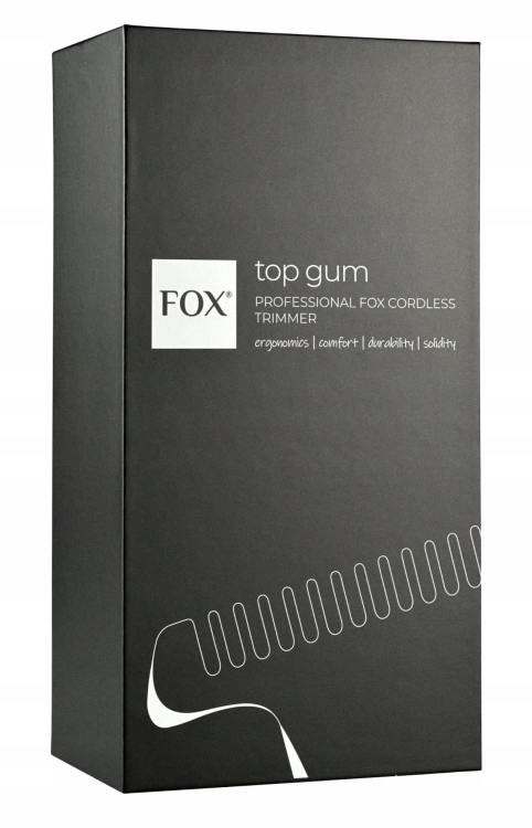 Szybki i niezawodny mechanizm silnika osiągający 6000 obr./min napędzający trymer do włosów FOX Top Gum.